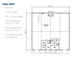 5029-5047 Martin Luther King Fwy, Fort Worth, TX à louer Plan d’étage- Image 1 de 1