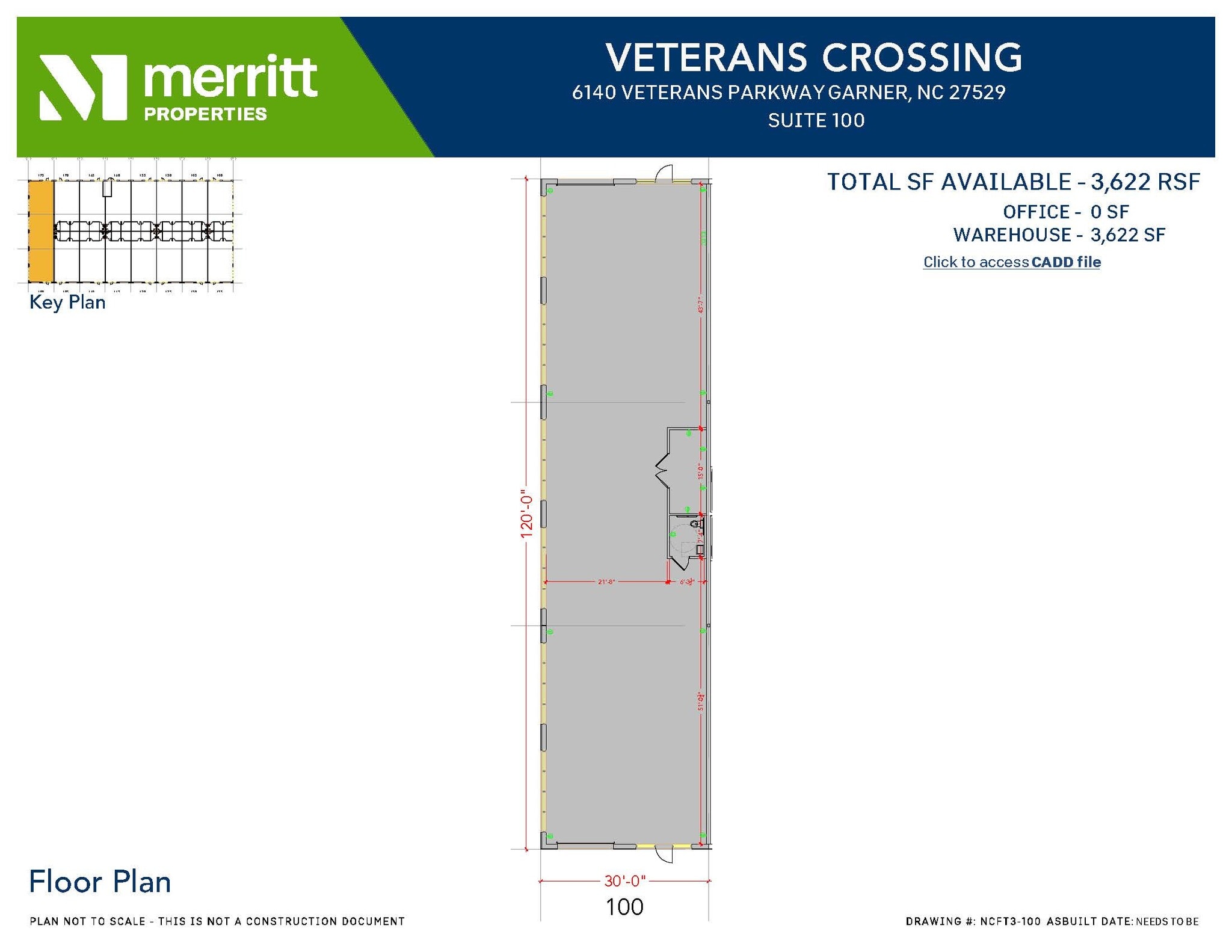 6100 NC Highway 42 W, Garner, NC for lease Floor Plan- Image 1 of 1