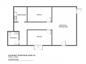 3310 W Bay To Bay Blvd, Tampa, FL for lease Floor Plan- Image 1 of 1