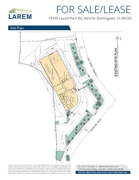 19335 S Laurel Park Rd, Compton, CA à vendre - Plan de site - Image 3 de 3