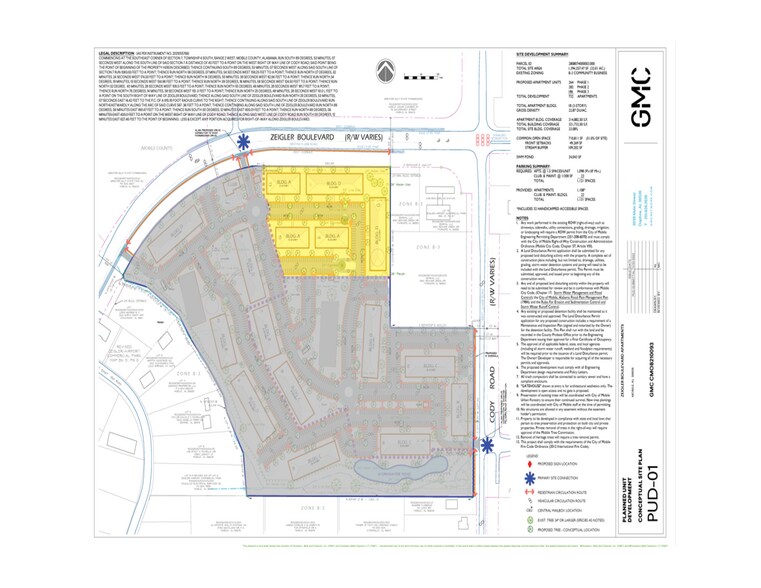 Zeigler Blvd, Mobile, AL à vendre - Photo principale - Image 2 de 3