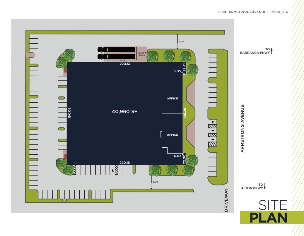 16901 Armstrong Ave, Irvine, CA à louer Plan de site- Image 1 de 1