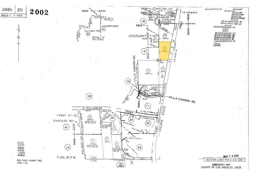 30617 The Old Rd, Castaic, CA for lease - Plat Map - Image 2 of 9