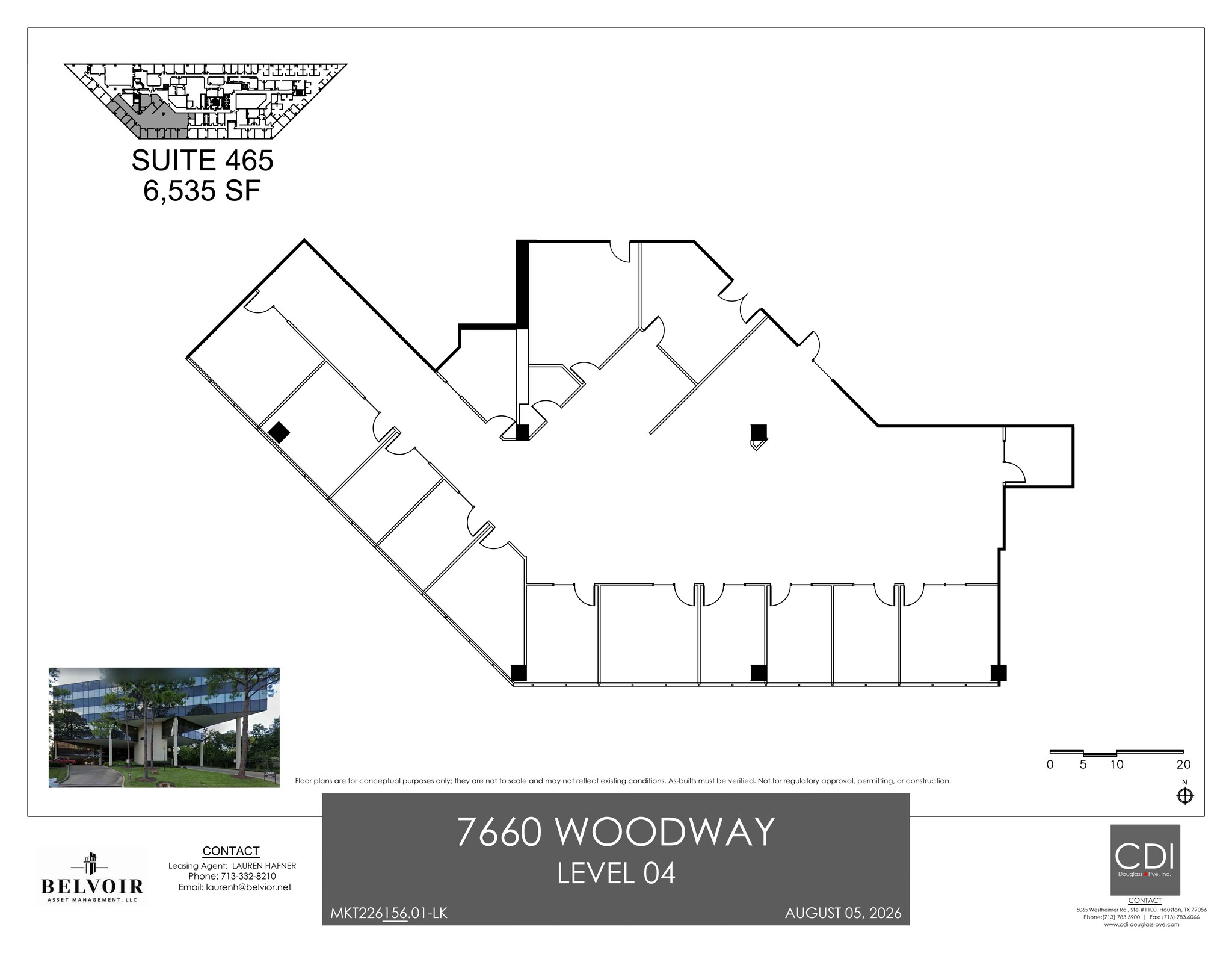 Private Office Space, Houston, TX for lease Site Plan- Image 1 of 1