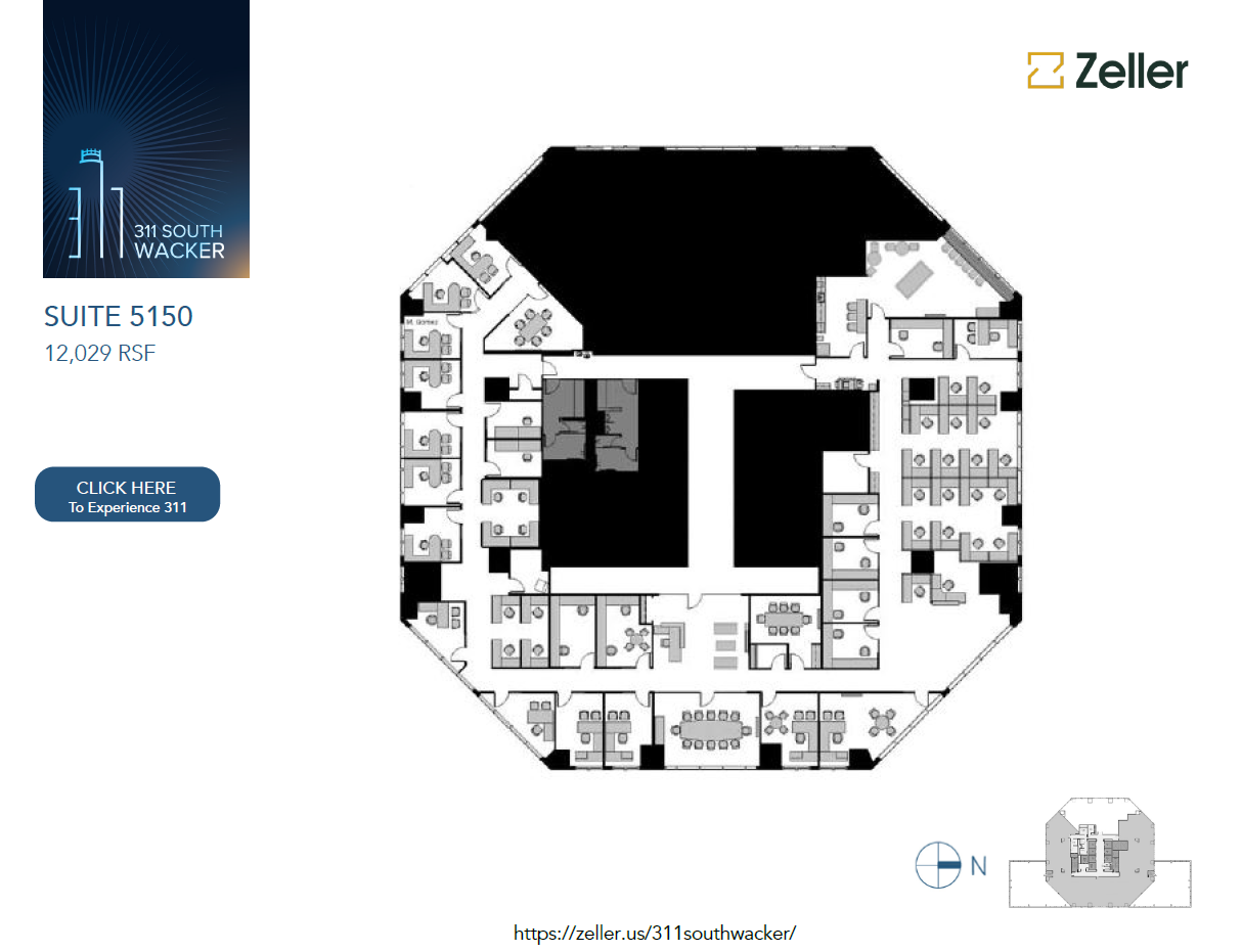 311 S Wacker Dr, Chicago, IL for lease Floor Plan- Image 1 of 1