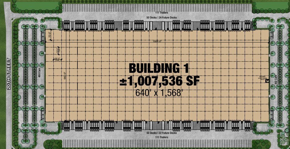 SEC of W Avenue F & 20th St W, Lancaster, CA à louer Plan de site- Image 1 de 1