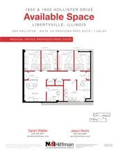 1900 Hollister Dr, Libertyville, IL à louer Plan d’étage- Image 2 de 4