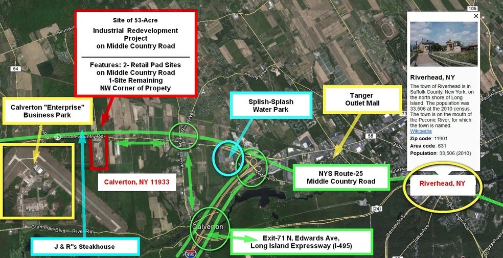 Route 25, Calverton, NY for sale - Building Photo - Image 2 of 19