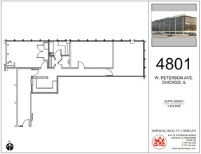 4801 W Peterson Ave, Chicago, IL à louer Plan d  tage- Image 1 de 4