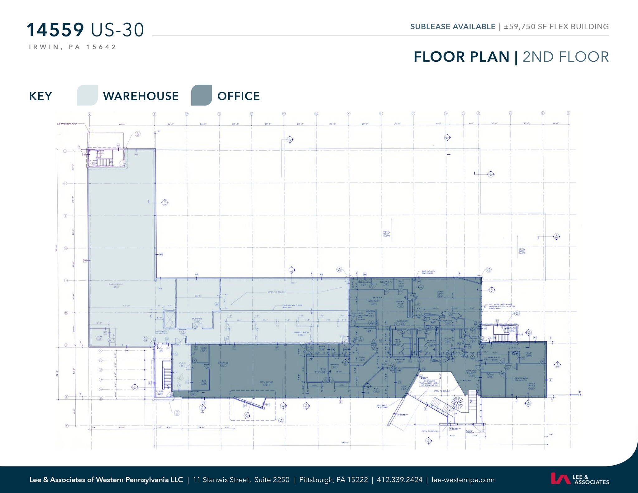 14559 Route 30 W, North Huntingdon, PA for lease Floor Plan- Image 1 of 1