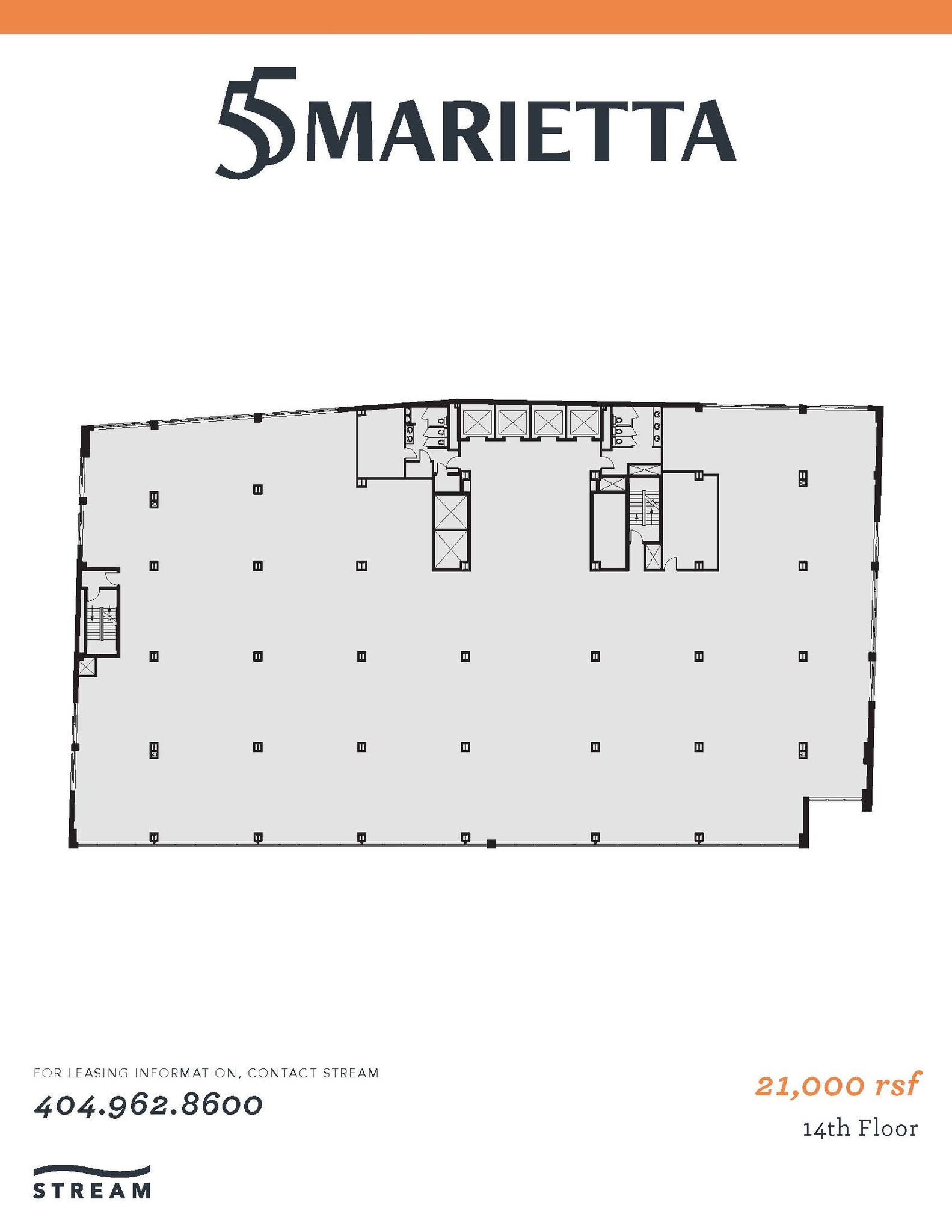 55 Marietta St NW, Atlanta, GA à louer Plan d  tage- Image 1 de 1