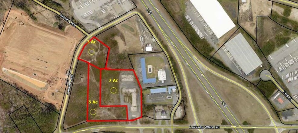 00 Cassville White Road NW, Cartersville, GA à vendre - Aérien - Image 2 de 14