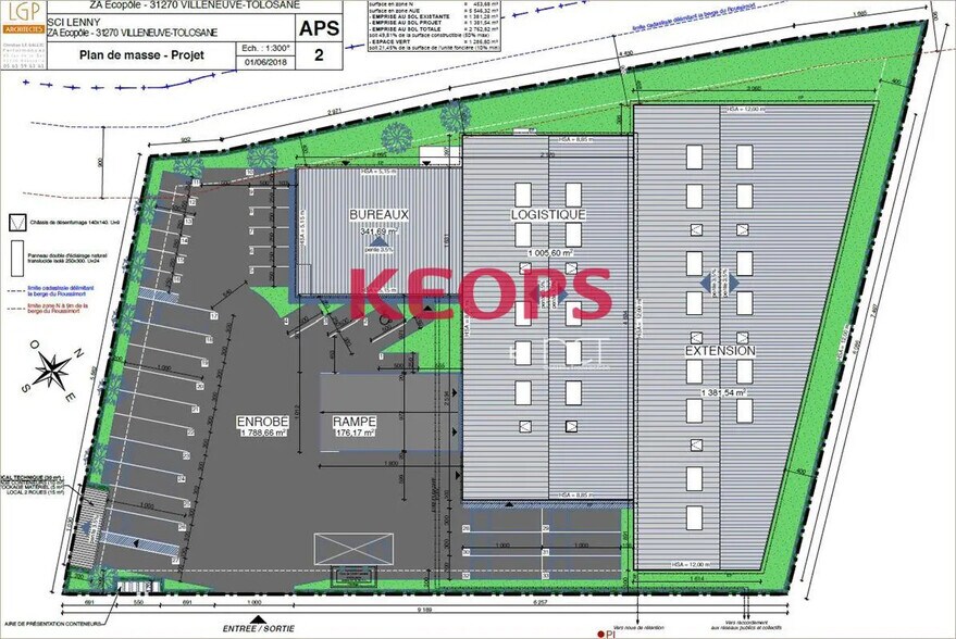 Flex dans Villeneuve-Tolosane à louer - Plan d’étage - Image 3 de 7