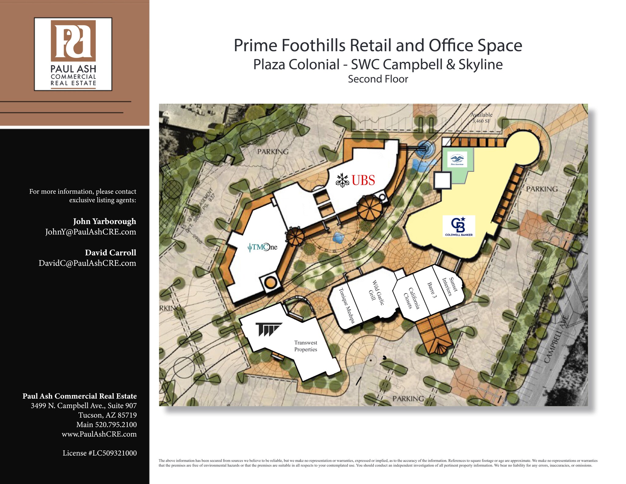 2840-2890 E Skyline Dr, Tucson, AZ for lease Site Plan- Image 1 of 1