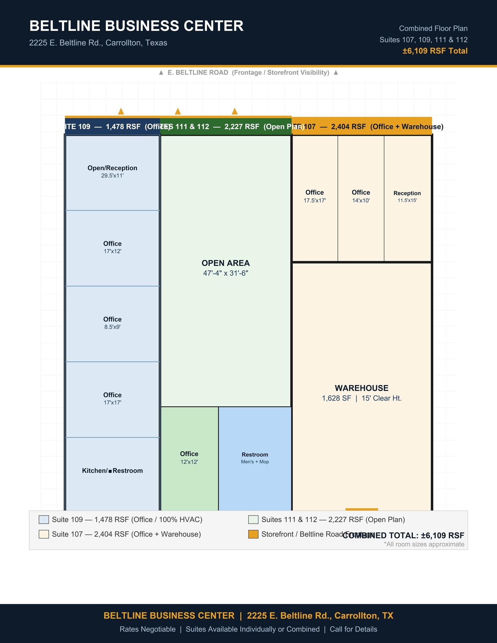 2225 E Belt Line Rd, Carrollton, TX for lease Site Plan- Image 1 of 4
