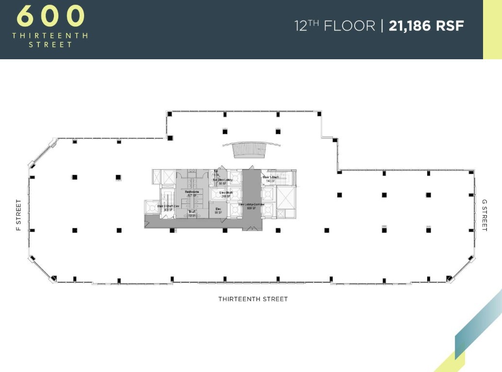 600 13th St NW, Washington, DC à louer Plan d  tage- Image 1 de 1