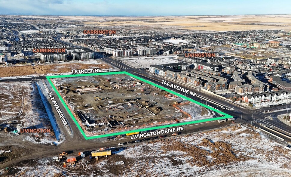 14390 1st St, Calgary, AB for lease - Aerial - Image 2 of 3