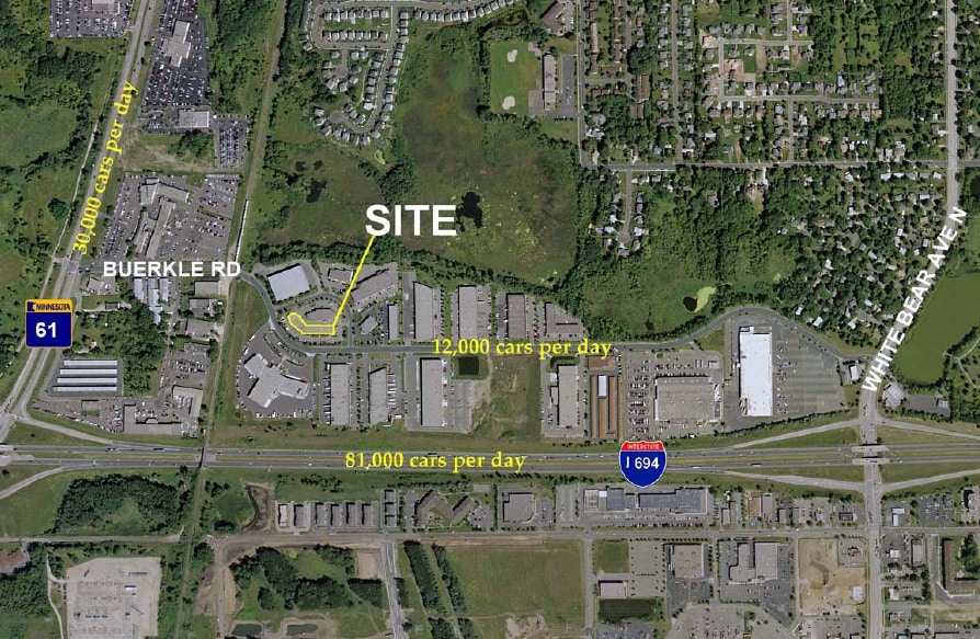 1765-1775 Buerkle Rd, White Bear Lake, MN à vendre - Aérien - Image 2 de 3