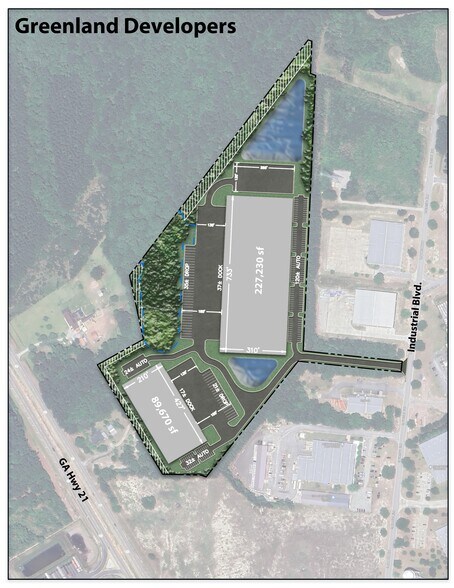 205 Industrial Blvd, Rincon, GA for sale - Site Plan - Image 2 of 2