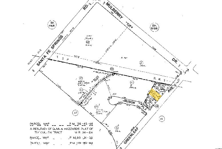 9225 Greenleaf Ave, Santa Fe Springs, CA for lease - Plat Map - Image 2 of 4
