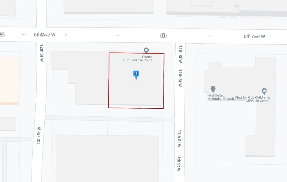 1101 6th Ave W, Bradenton, FL à louer - Plan cadastral - Image 2 de 2