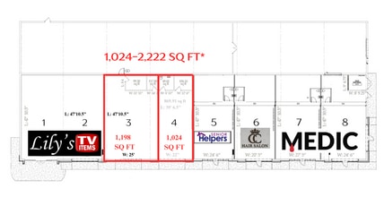 1536 Winfield Dunn Pky, Sevierville, TN for lease Floor Plan- Image 1 of 2