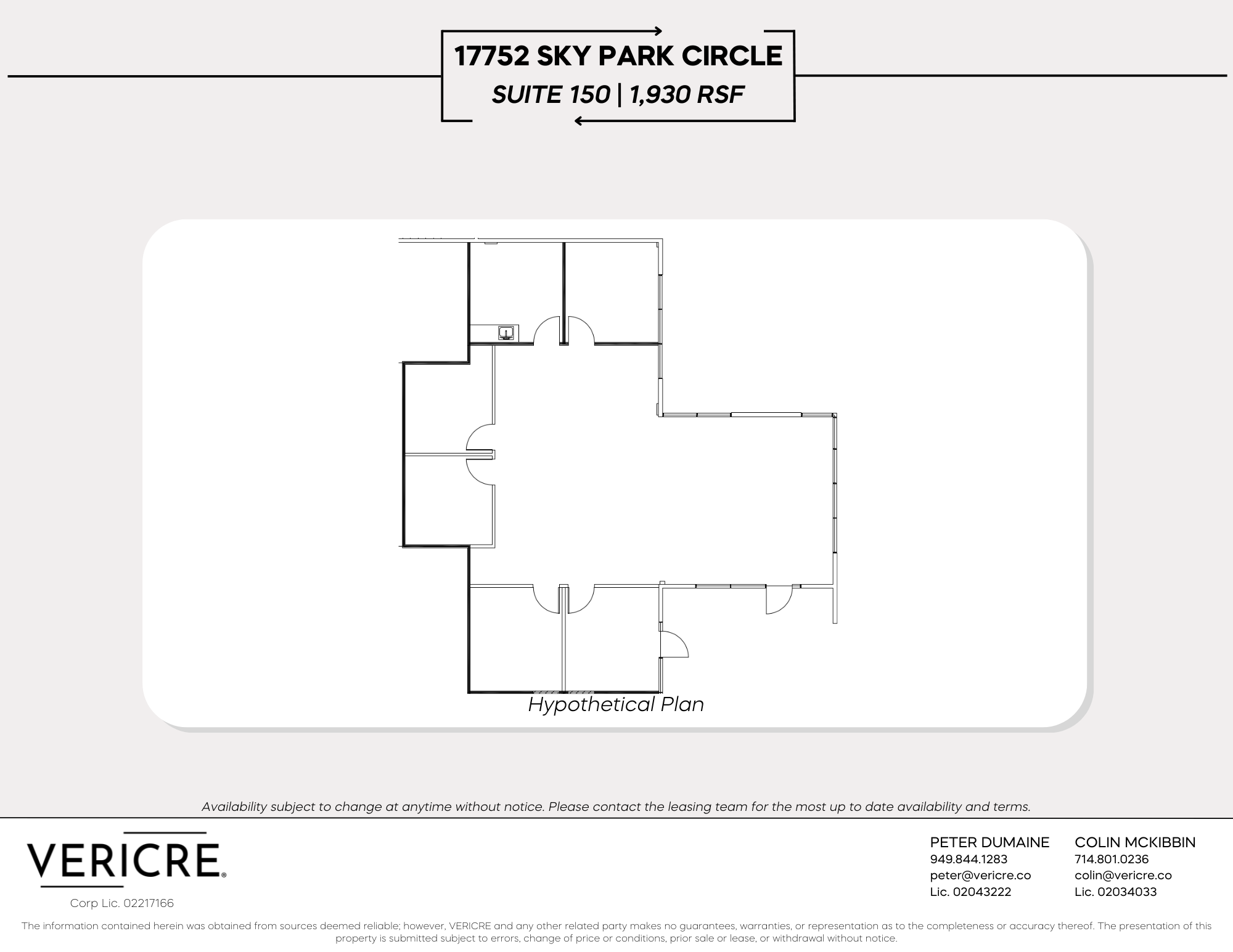 17752 Sky Park Cir, Irvine, CA for lease Floor Plan- Image 1 of 1