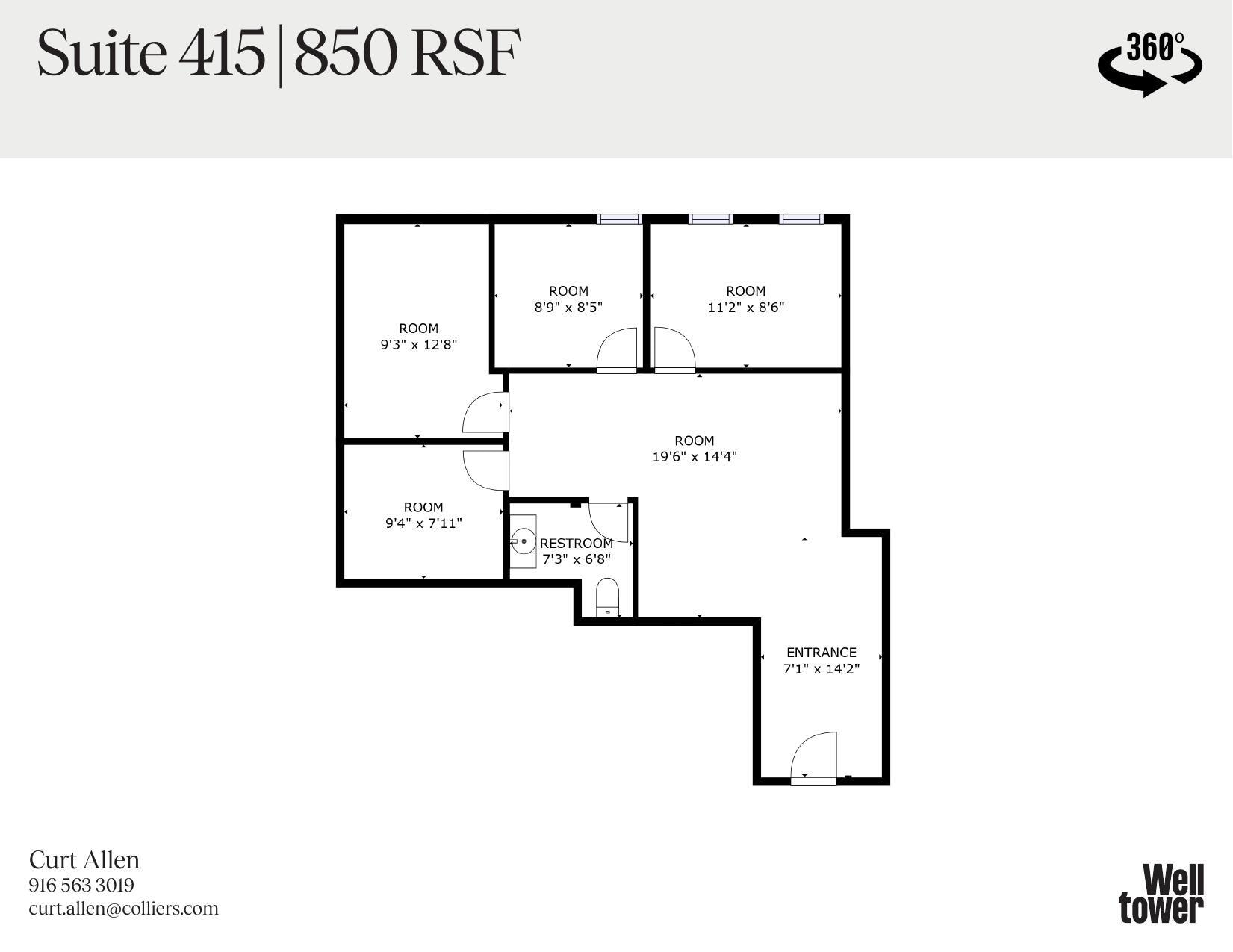 6620 Coyle Ave, Carmichael, CA for lease Floor Plan- Image 1 of 1