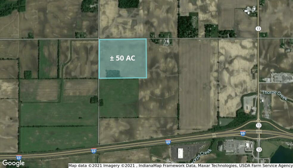 W 700 South, Pendleton, IN à vendre - Aérien - Image 2 de 2