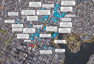 1640 Broadway, Oakland, CA - AERIAL  map view