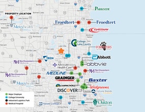 1800 Circuit Dr, Round Lake Beach, IL - Aerial  map view