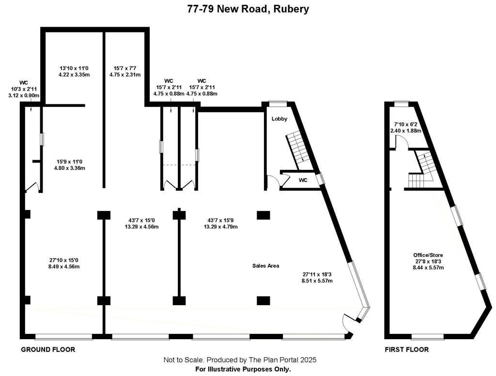77-79 New Rd, Birmingham à louer Plan d’étage- Image 1 de 4