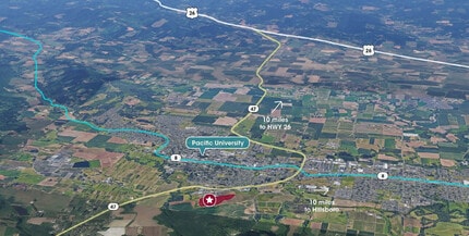 600 Elm St, Forest Grove, OR - AERIAL  map view - Image1