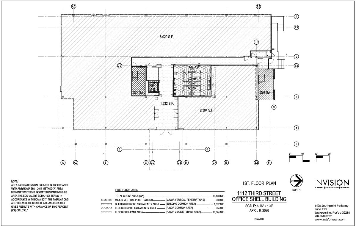 1112 3rd St, Neptune Beach, FL for lease Floor Plan- Image 1 of 1