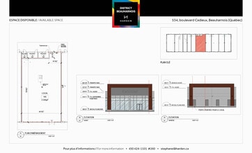 534 Boul Cadieux, Beauharnois, QC for lease Floor Plan- Image 2 of 2