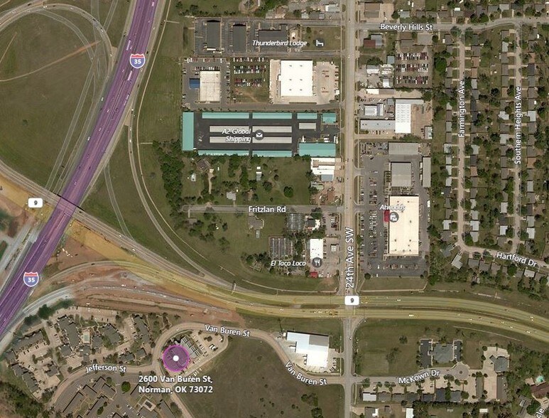 2600 Van Buren St, Norman, OK à vendre - Aérien - Image 2 de 12