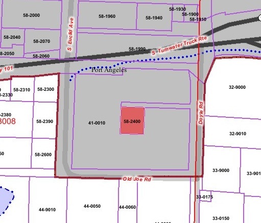 999 101 Hwy, Port Angeles, WA for sale - Plat Map - Image 1 of 7