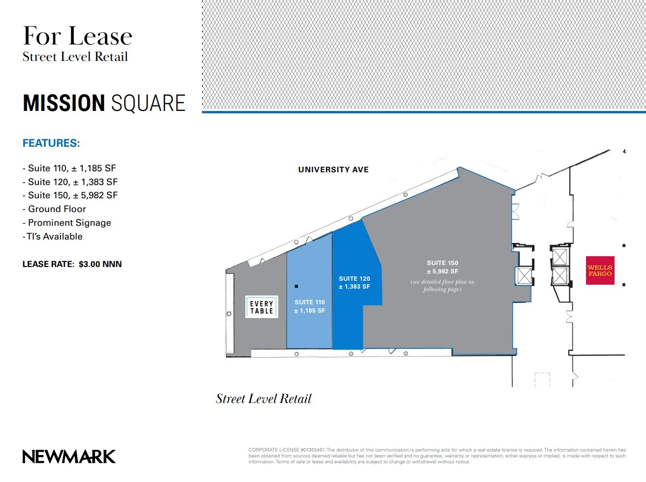 3750 University Ave, Riverside, CA à louer Plan d  tage- Image 1 de 1