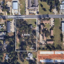 3703-3709 Cypress, West Monroe, LA - aerial  map view