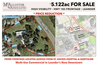 More details for 4180 Highway 183, Leander, TX - Land for Sale