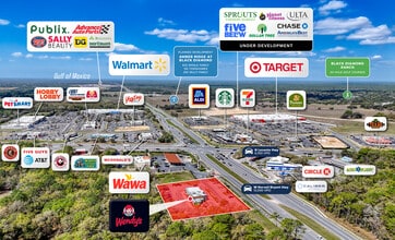 2900 W Norvell Bryant Hwy, Lecanto, FL - Aérien Vue de la carte