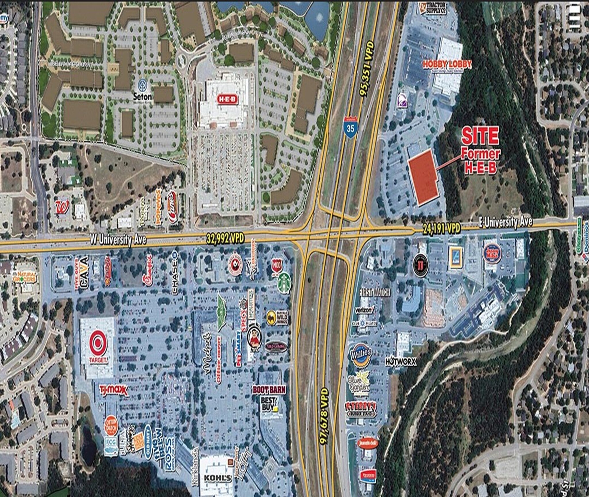 1101 IH 35, Georgetown, TX à louer Aérien- Image 1 de 4