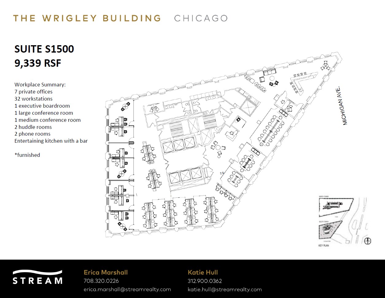 400 N Michigan Ave, Chicago, IL for lease Floor Plan- Image 1 of 6