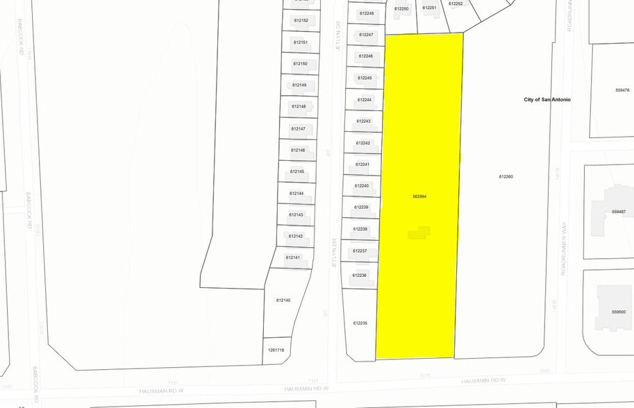 7119 W Hausman Rd, San Antonio, TX à vendre - Plan cadastral - Image 3 de 3