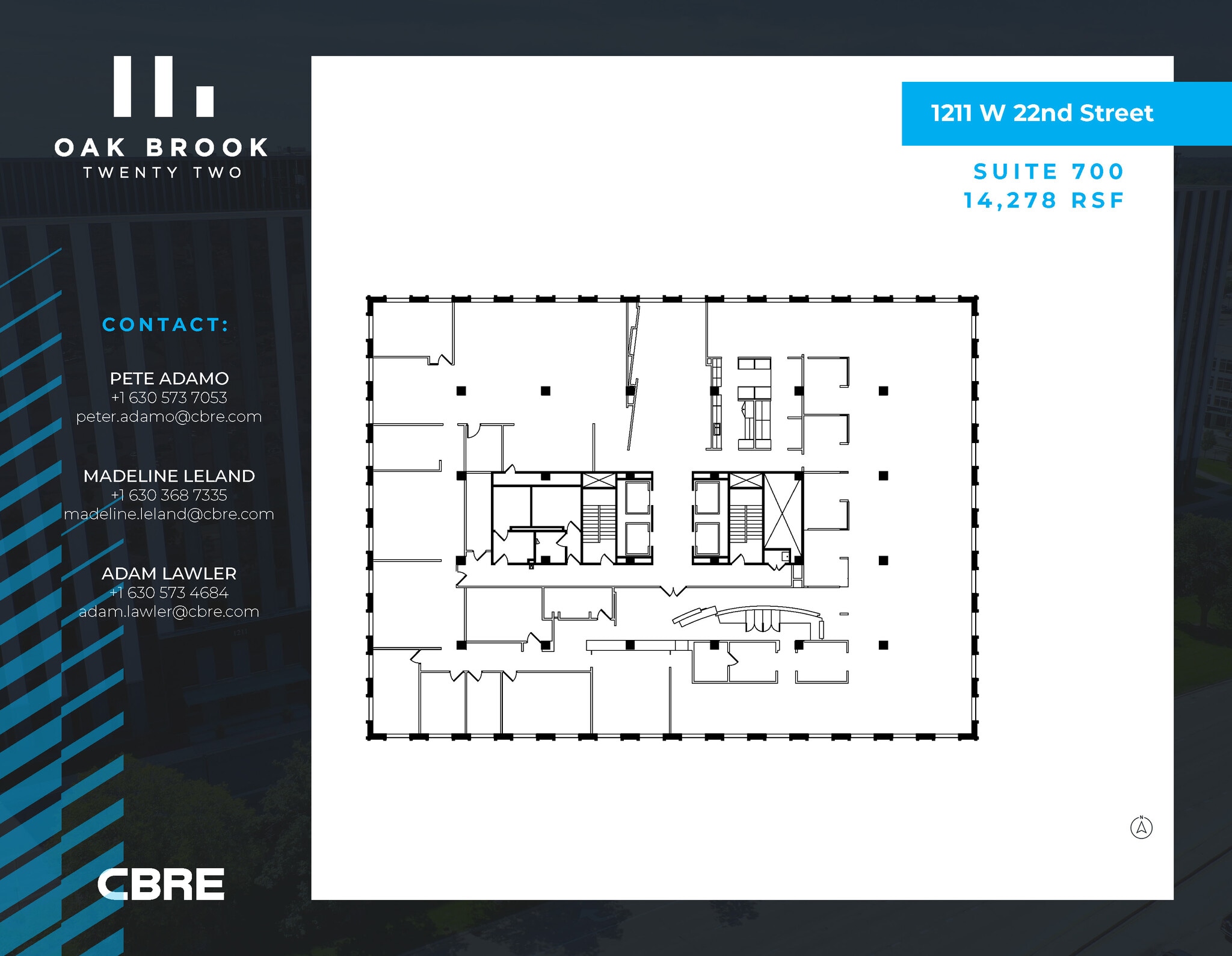1211 W 22nd St, Oak Brook, IL for lease Interior Photo- Image 1 of 1