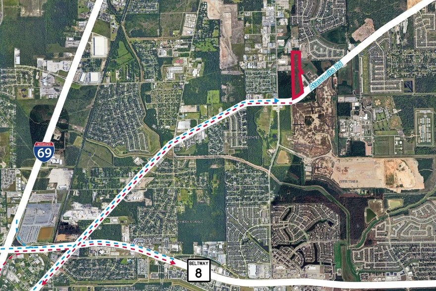 0 Atascocita Rd, Humble, TX for sale - Aerial - Image 2 of 3