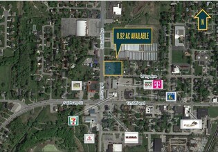 1809 S Euclid Ave, Bay City, MI - Aérien Vue de la carte