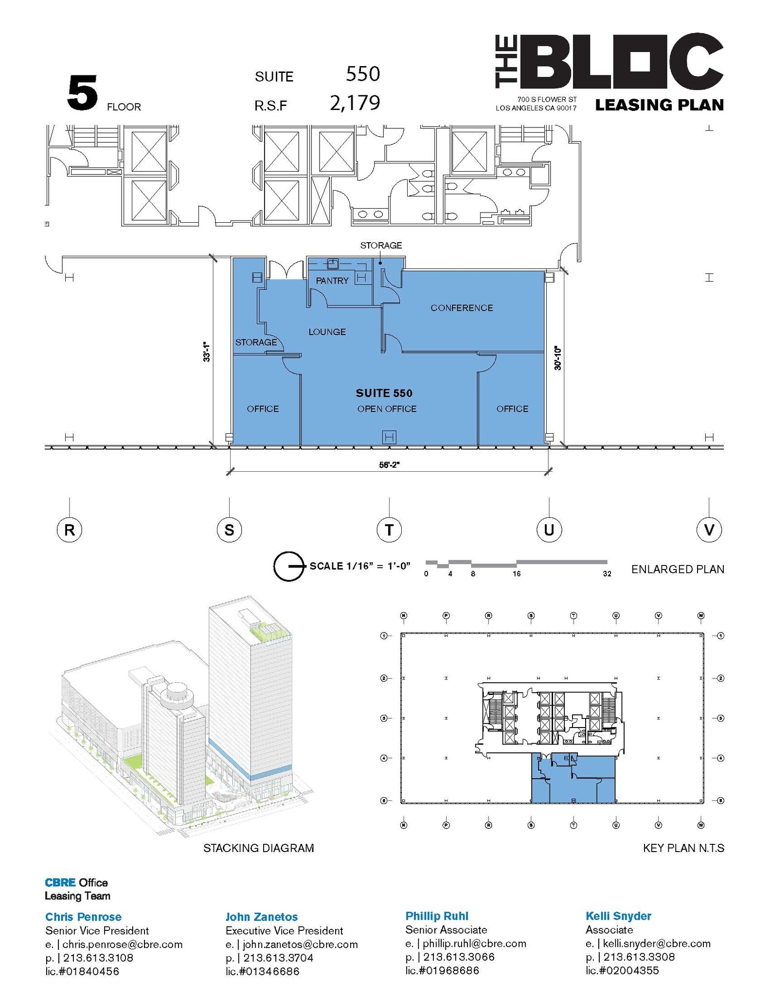 700 S Flower St, Los Angeles, CA à louer Plan d’étage- Image 1 de 1