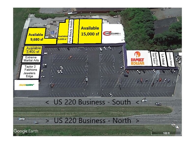 2330-2440 Greensboro Rd, Martinsville, VA for lease - Aerial - Image 1 of 9