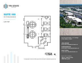 300 Tri State International, Lincolnshire, IL for lease Floor Plan- Image 1 of 12